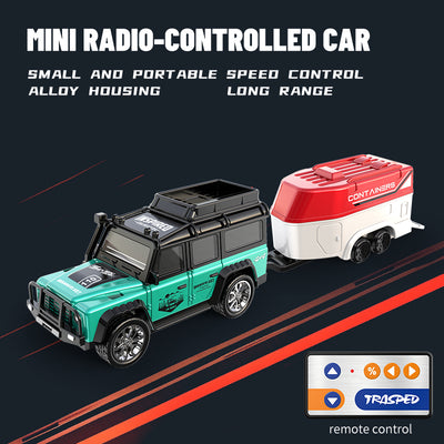 Small RC Diecast Car Alloy Electronic Toys Cars Remote Control Mini Rc Car with Light