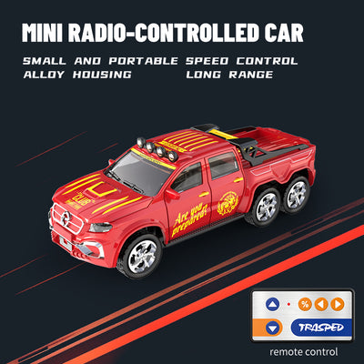 DIE-CAST Alloy Car Mini RC Racing Car With lights