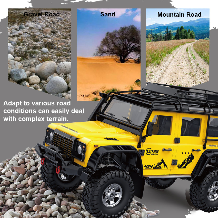HG P411 1:10 2.4G 4WD 16CH Defend EP Electric D110 ARTR Crawler Radio ...