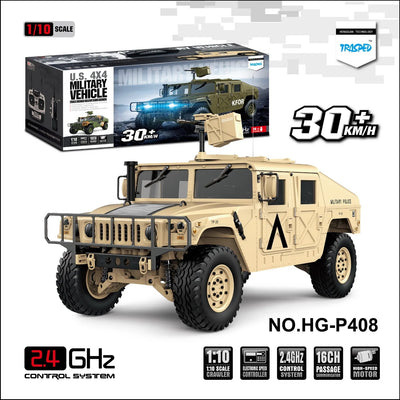 HG P408 RC U.S. ARMY MILITARY HUMVEE NOTE: Battery and charger not included!