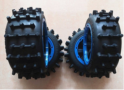 MadMax Upgraded Stiffer Super Hogs Wheel Sets with Anti-Balloon Foam Inserts