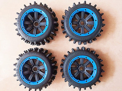 MadMax Upgraded Stiffer Super Hogs Wheel Sets with Anti-Balloon Foam Inserts